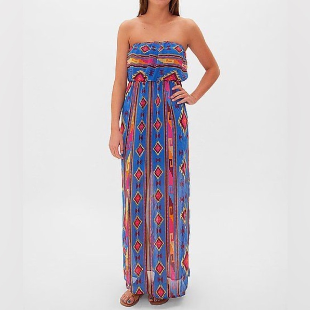 Women’s Ruby Rox Tube Top Maxi Dress